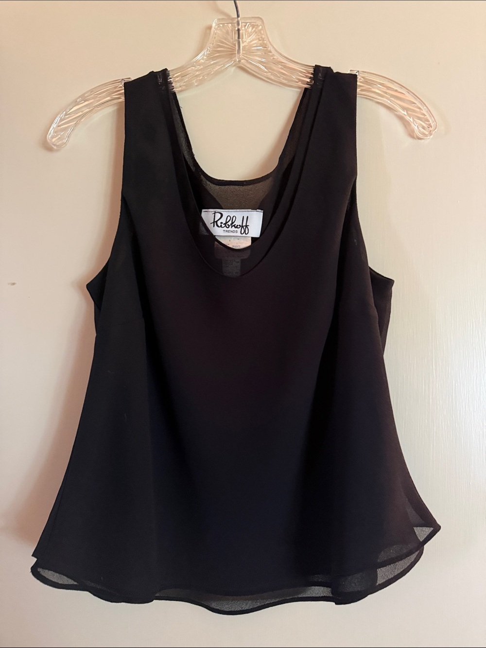 Joseph Ribkoff Black Sleeveless V-Neck Camisole